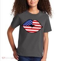 USA Lips Kids T-Shirt thumb 2