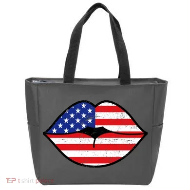 USA Lips Tote Bag