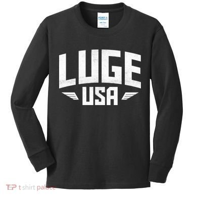 USA Luge Team Kids Long Sleeve Shirt