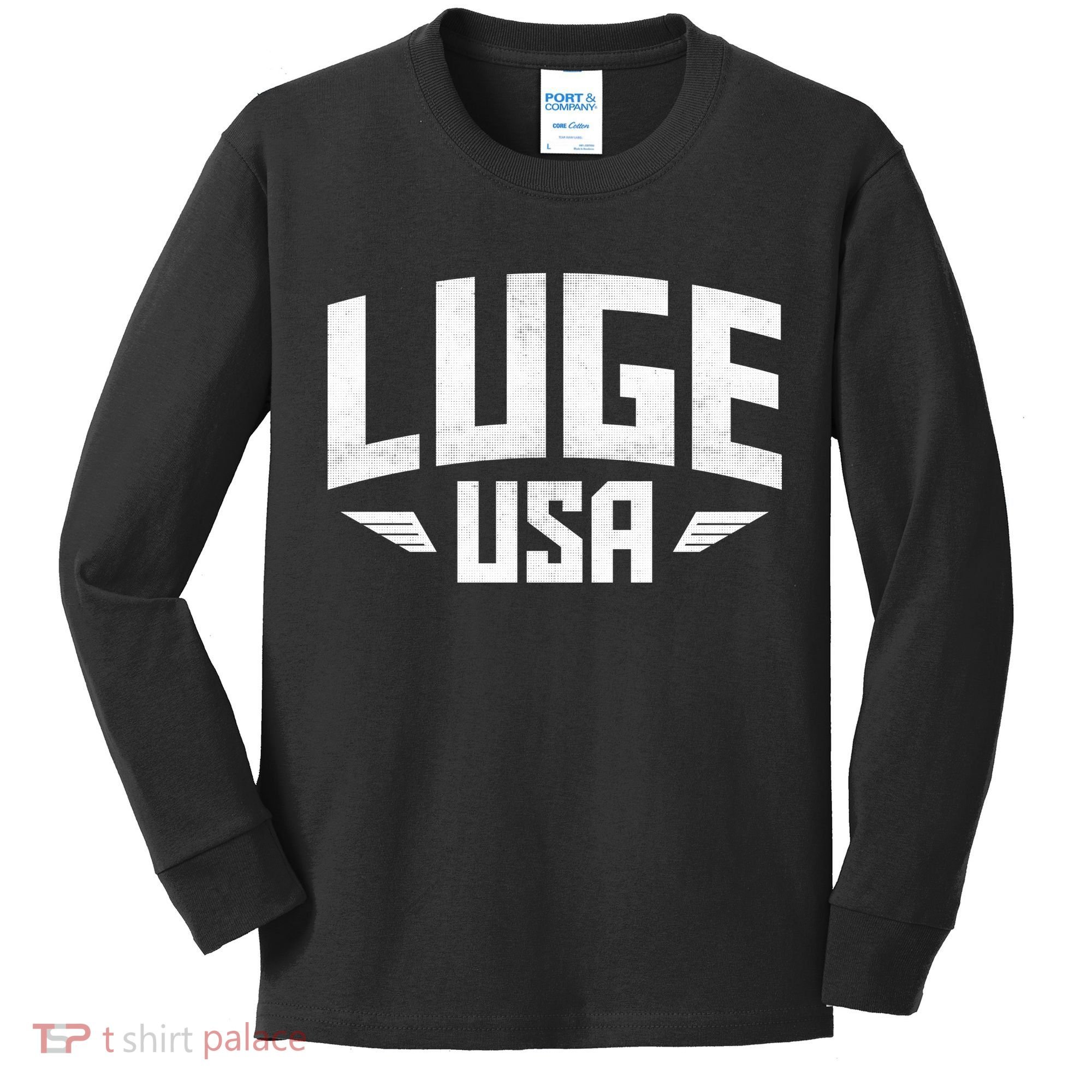USA Luge Team Kids Long Sleeve Shirt