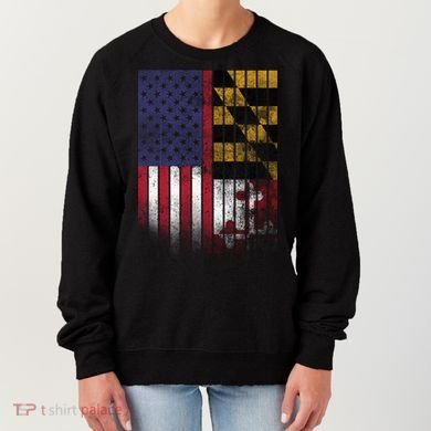 USA Maryland Flag Women's Sweatshirt