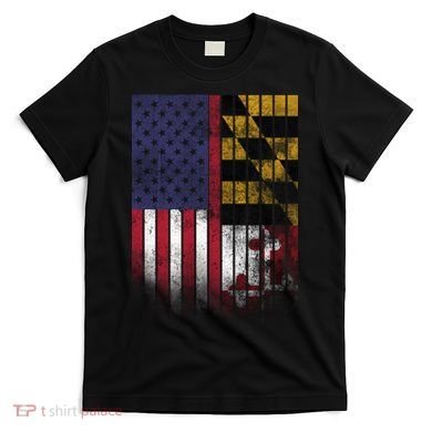 USA Maryland Flag T-Shirt