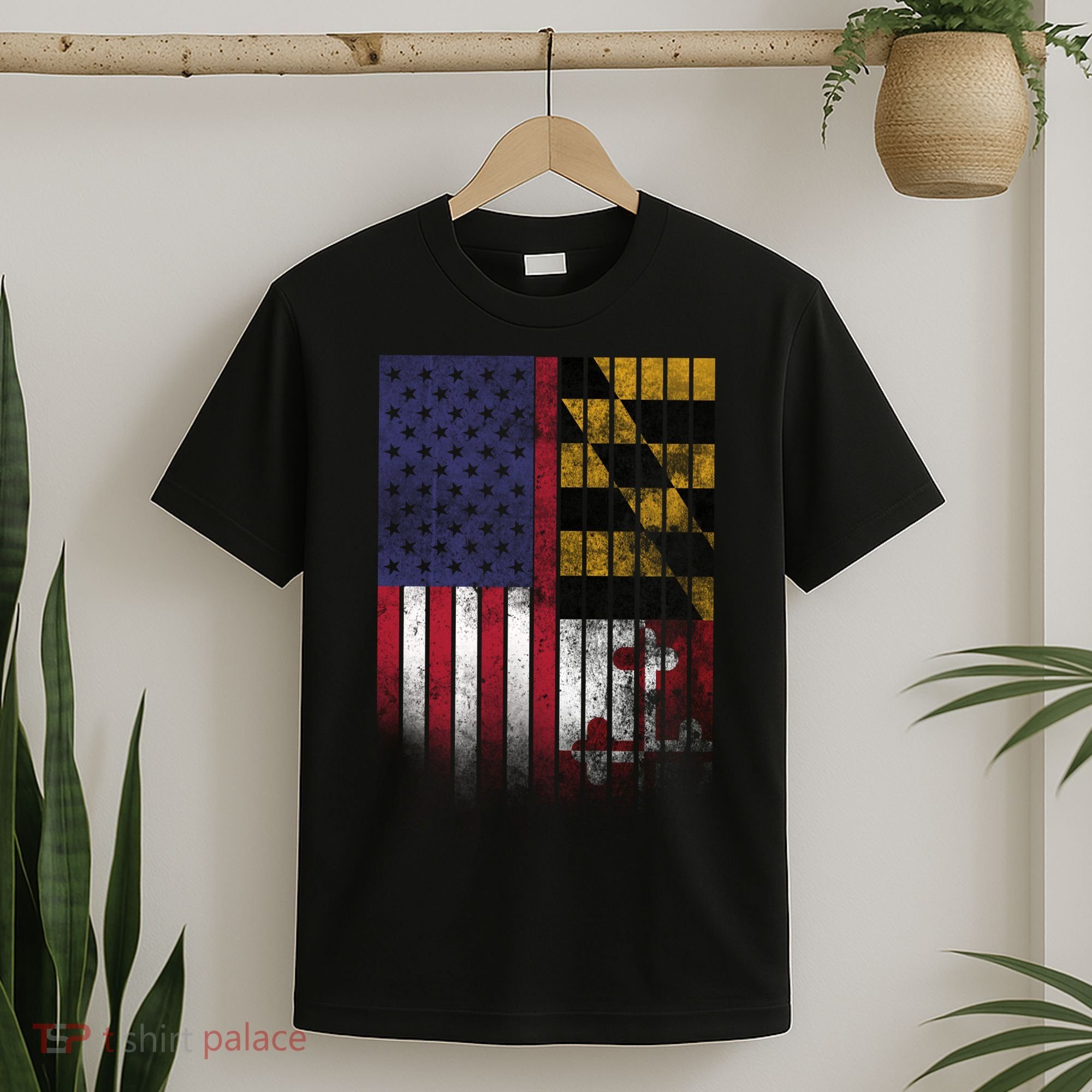 USA Maryland Flag T-Shirt