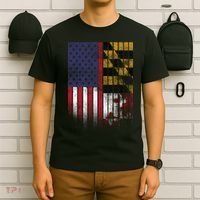 USA Maryland Flag T-Shirt thumb 6