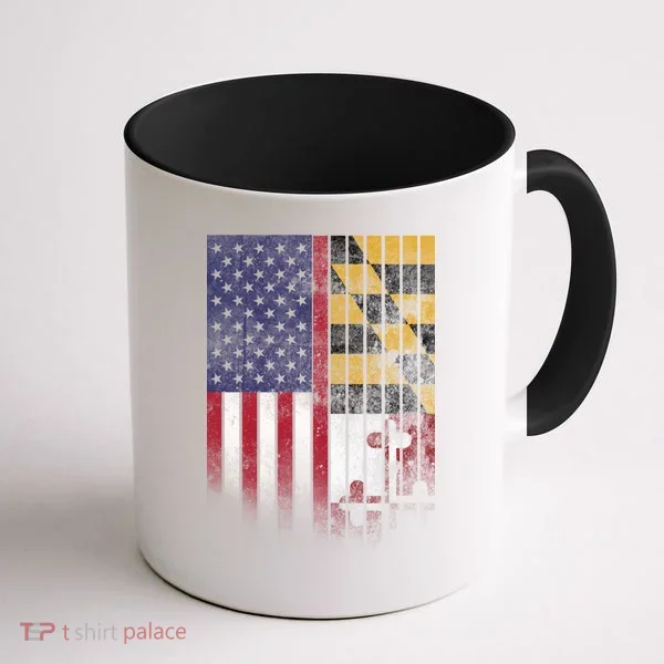 USA Maryland Flag Coffee Mug