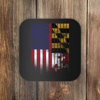USA Maryland Flag Coaster thumb 0