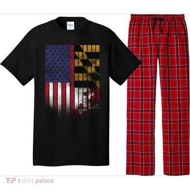 USA Maryland Flag Pajama Set