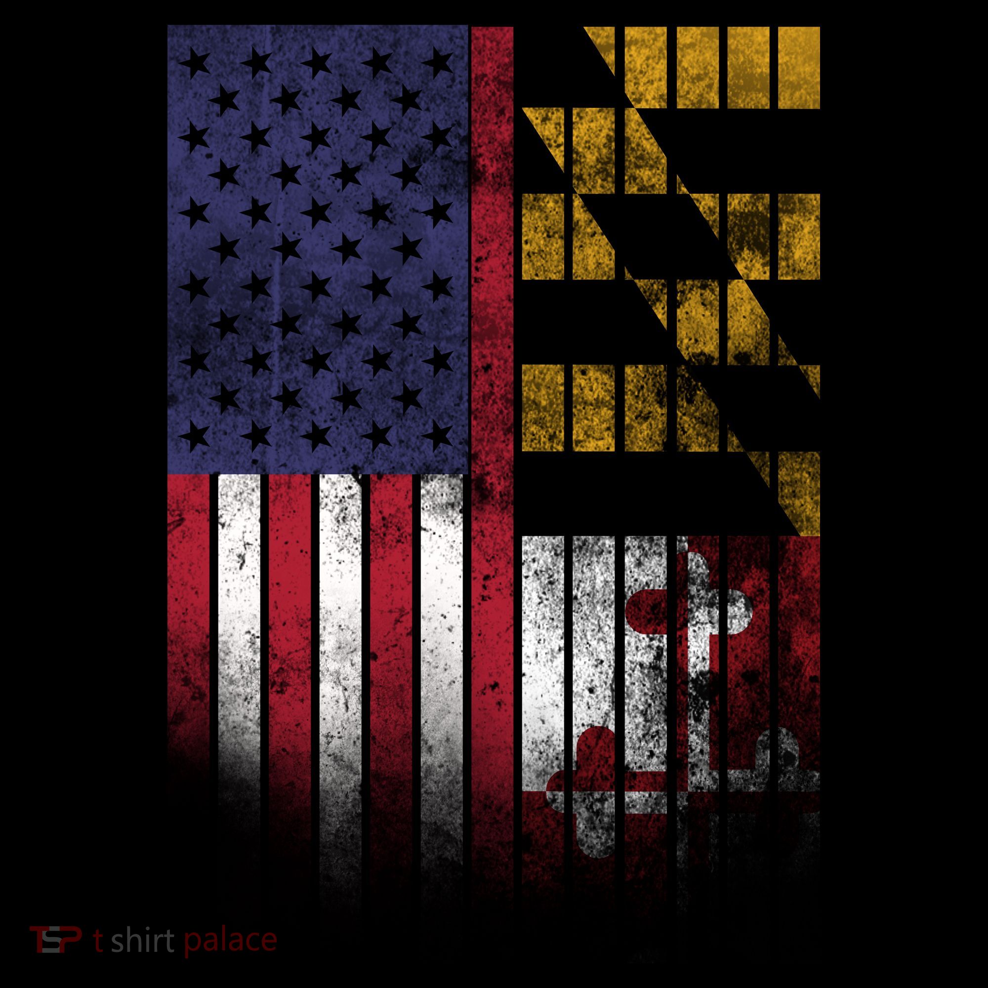 USA Maryland Flag Women's Tank Top