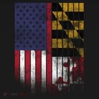 USA Maryland Flag Baby Bodysuit thumb 2