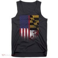 USA Maryland Flag Tank Top thumb 0