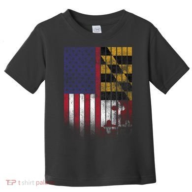 USA Maryland Flag Toddler T-Shirt