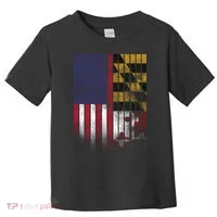 USA Maryland Flag Toddler T-Shirt thumb 0