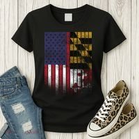 USA Maryland Flag Women's T-Shirt thumb 3