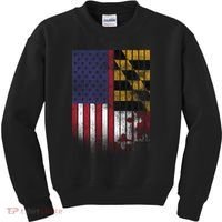 USA Maryland Flag Kids Sweatshirt thumb 0