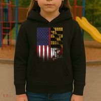 USA Maryland Flag Kids Hoodie thumb 3
