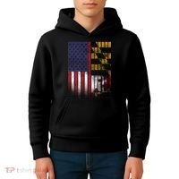 USA Maryland Flag Kids Hoodie thumb 4