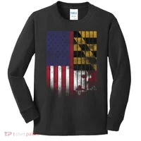 USA Maryland Flag Kids Long Sleeve Shirt thumb 0