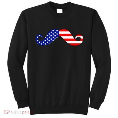 USA Mustache American Stache Sweatshirt