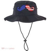 USA Mustache American Stache Bucket Hat thumb 0
