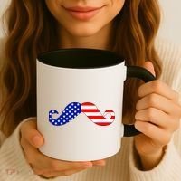 USA Mustache American Stache Coffee Mug thumb 3