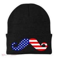 USA Mustache American Stache Beanie thumb 0