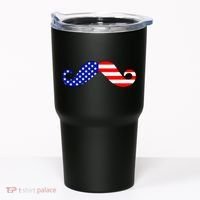 USA Mustache American Stache Tumbler thumb 0