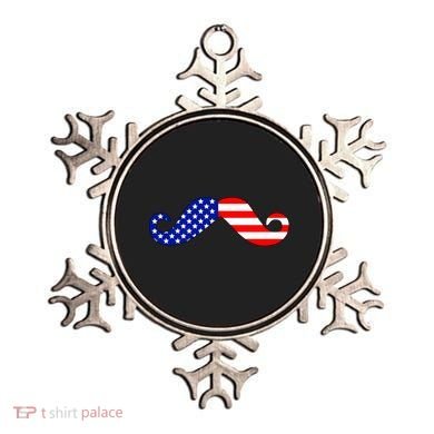 USA Mustache American Stache Ornament