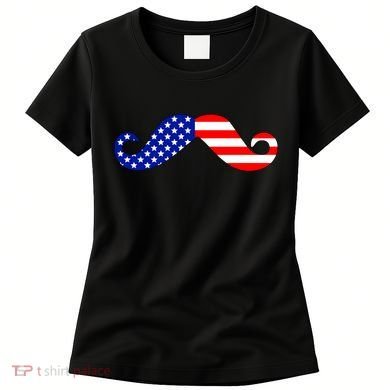 USA Mustache American Stache Women's T-Shirt