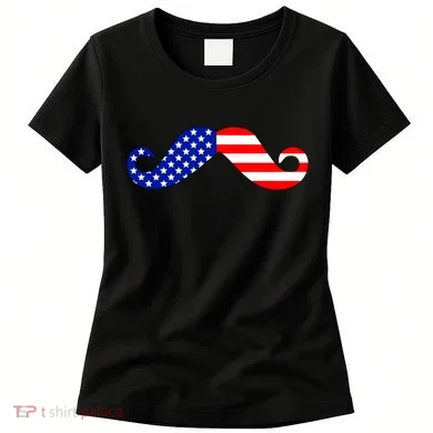 USA Mustache American Stache Women's T-Shirt