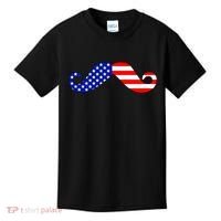 USA Mustache American Stache Kids T-Shirt thumb 0