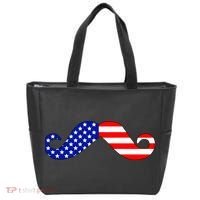 USA Mustache American Stache Tote Bag thumb 0