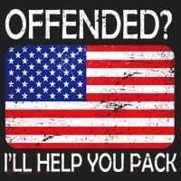 USA Offended I'll Help You Pack Women's Sweatshirt thumb 2