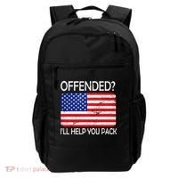 USA Offended I'll Help You Pack Backpack thumb 0
