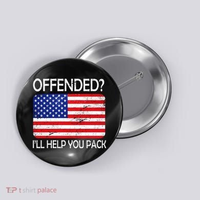 USA Offended I'll Help You Pack Button