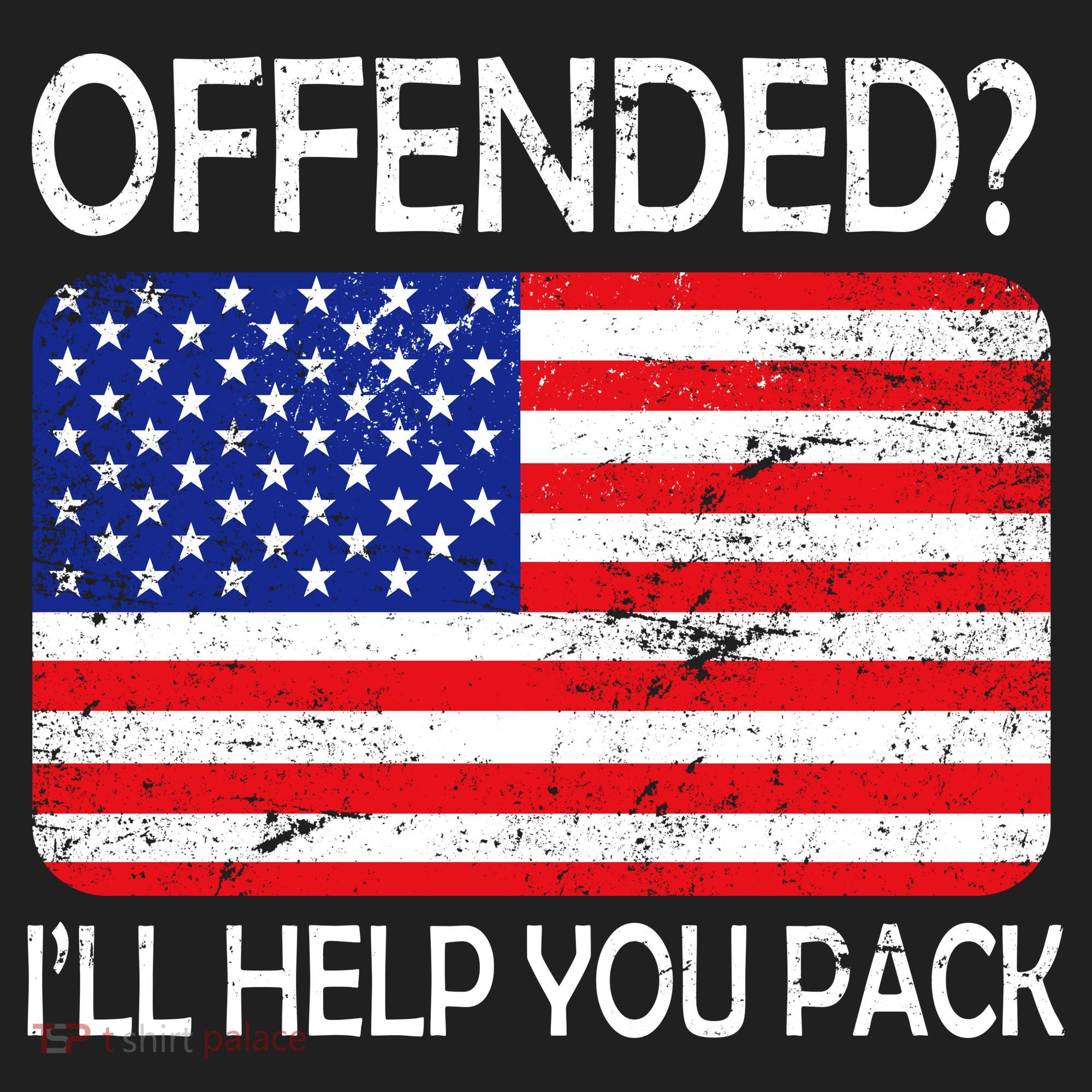 USA Offended I'll Help You Pack Beanie