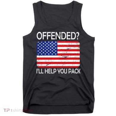 USA Offended I'll Help You Pack Tank Top