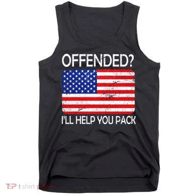 USA Offended I'll Help You Pack Tank Top