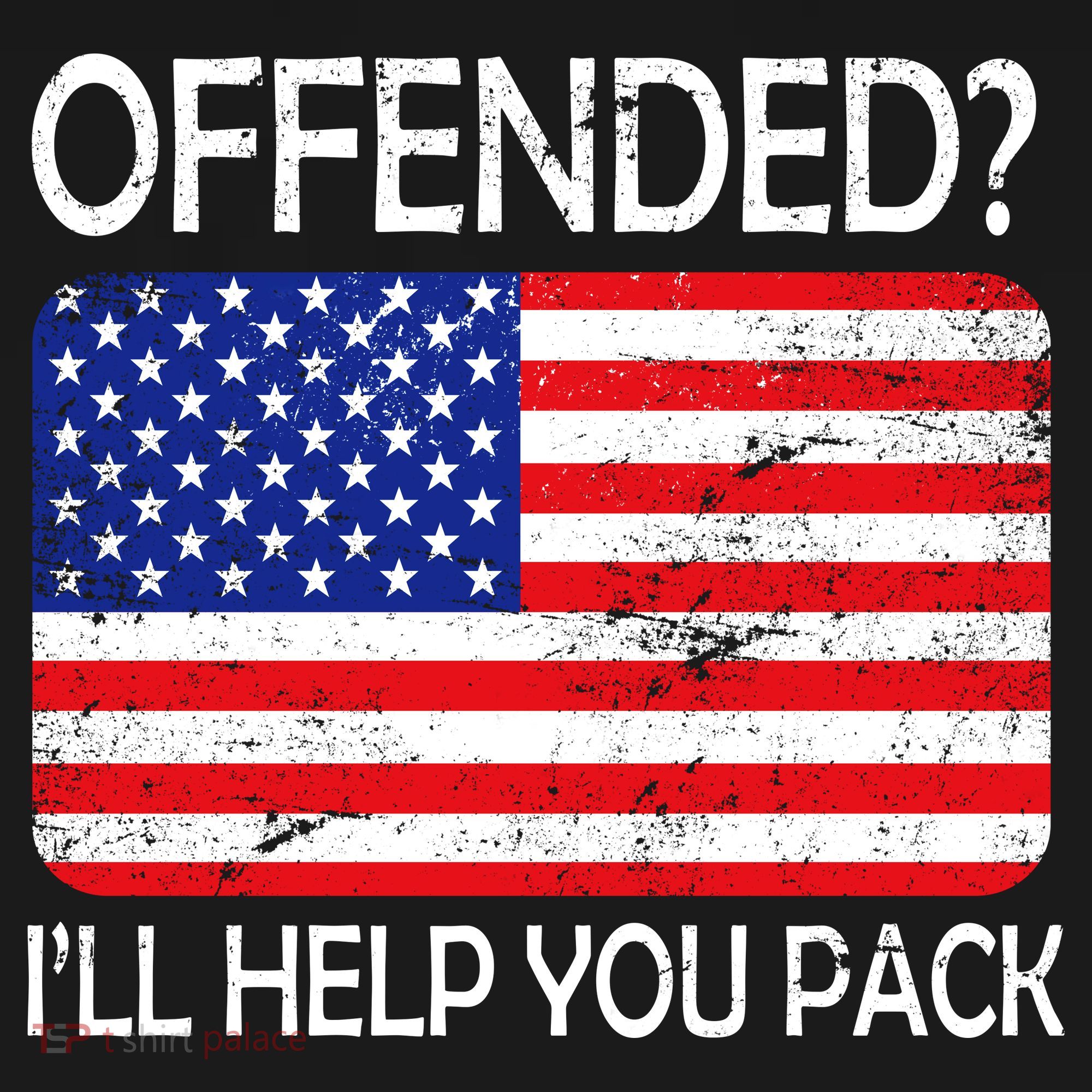 USA Offended I'll Help You Pack Women's Long Sleeve Shirt