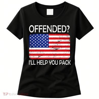 USA Offended I'll Help You Pack Women's T-Shirt