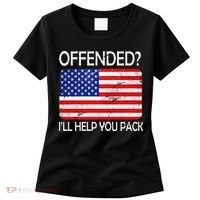 USA Offended I'll Help You Pack Women's T-Shirt thumb 0