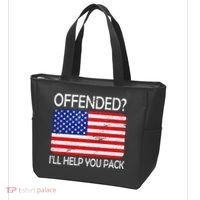 USA Offended I'll Help You Pack Tote Bag thumb 3