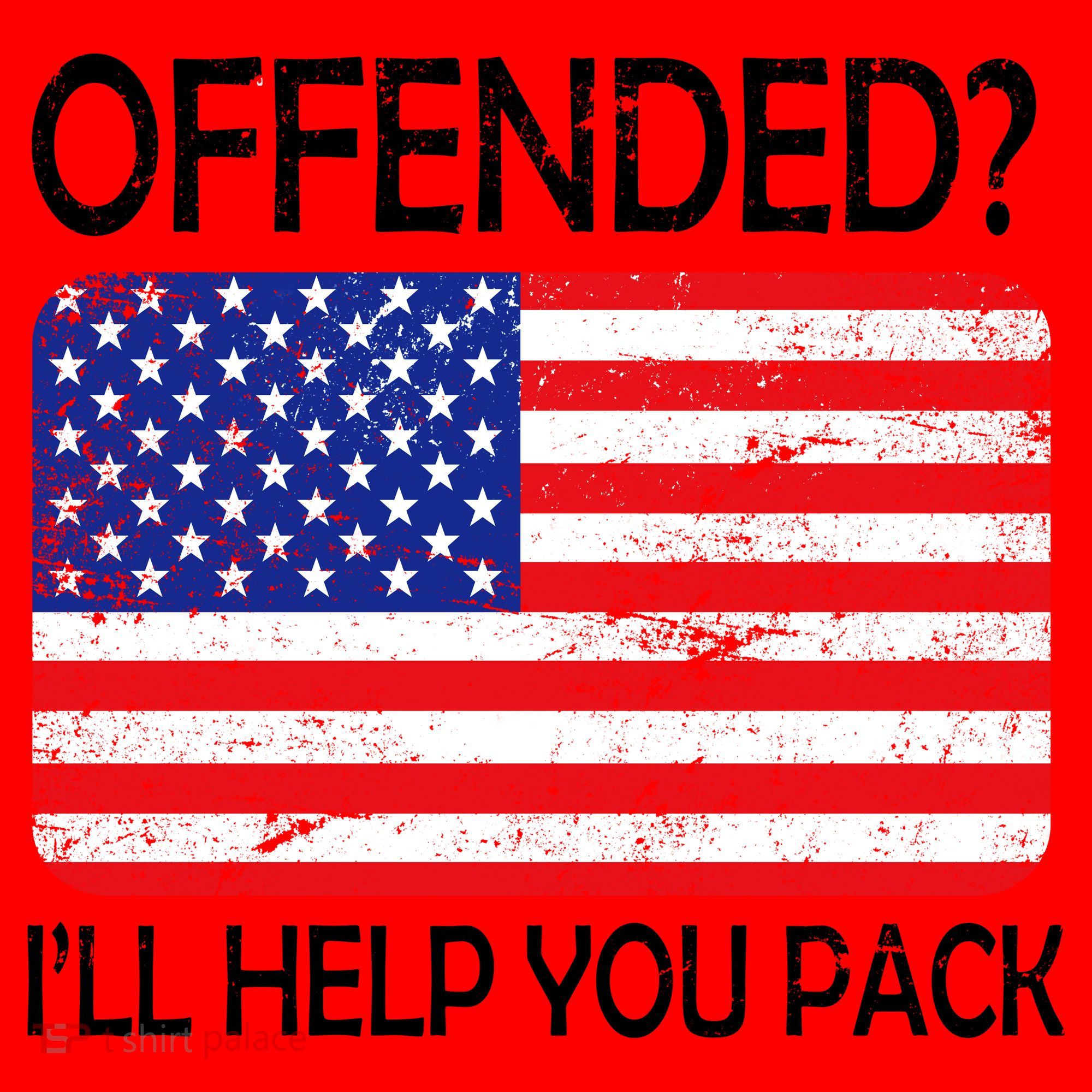 USA Offended I'll Help You Pack Santa Hat