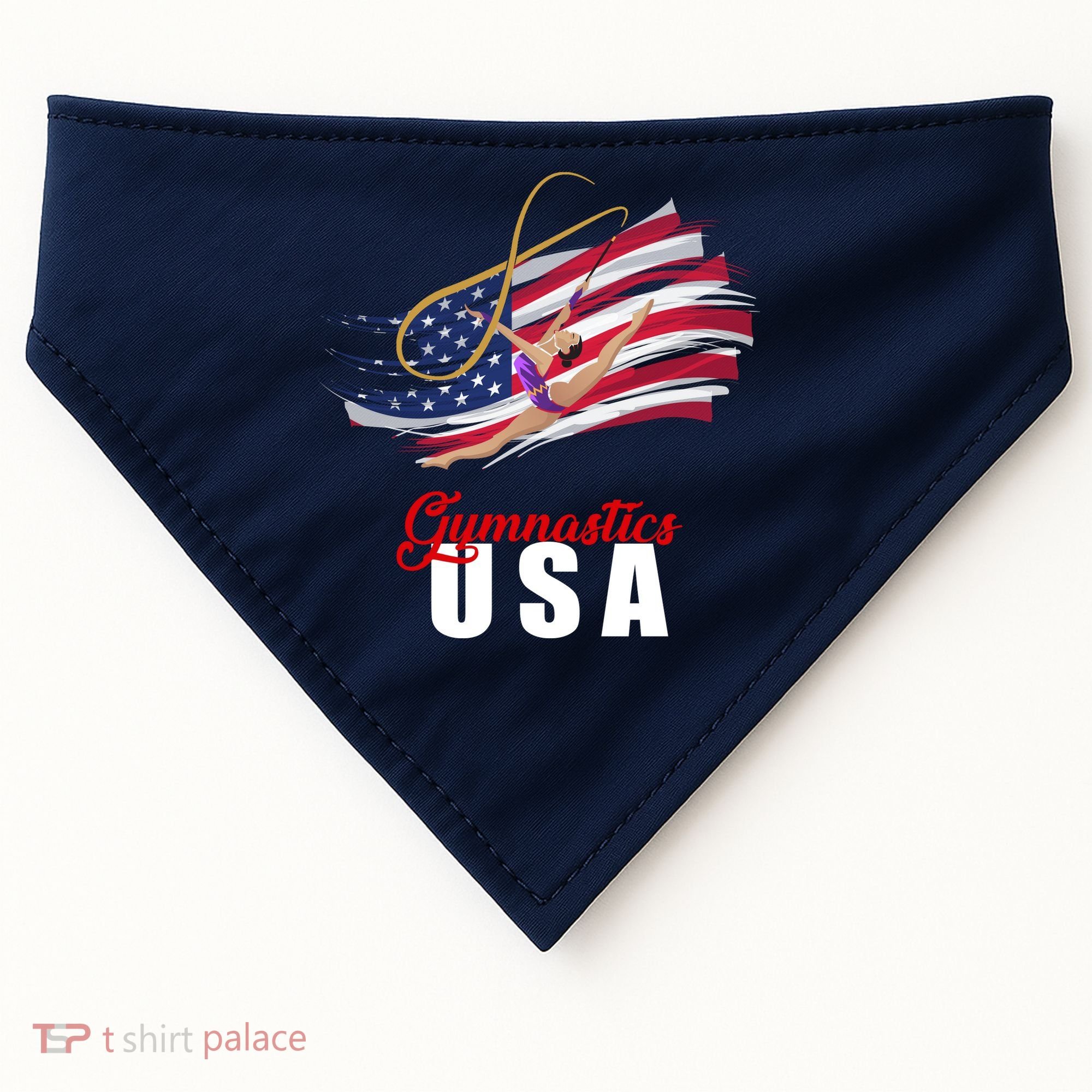 USA Olympics Gymnastics Team USA-Made Doggie Bandana