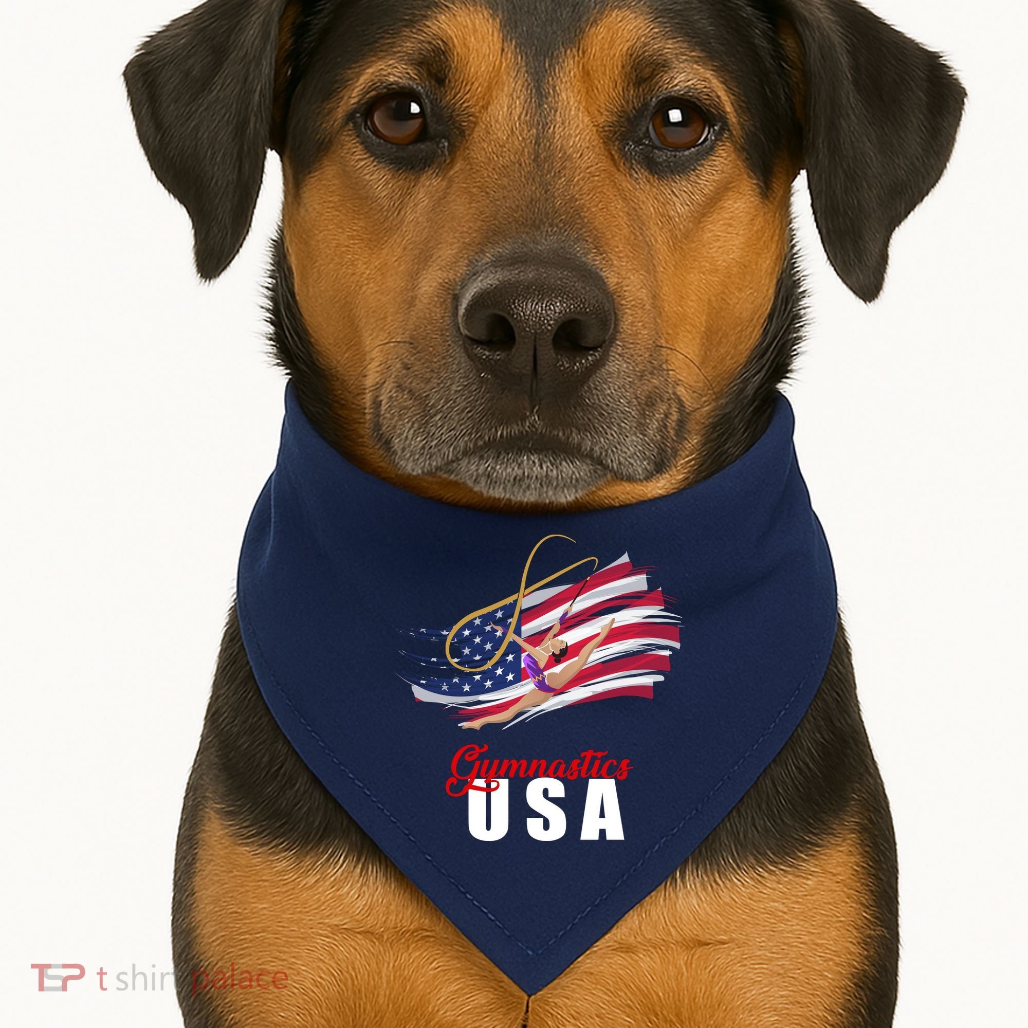 USA Olympics Gymnastics Team USA-Made Doggie Bandana