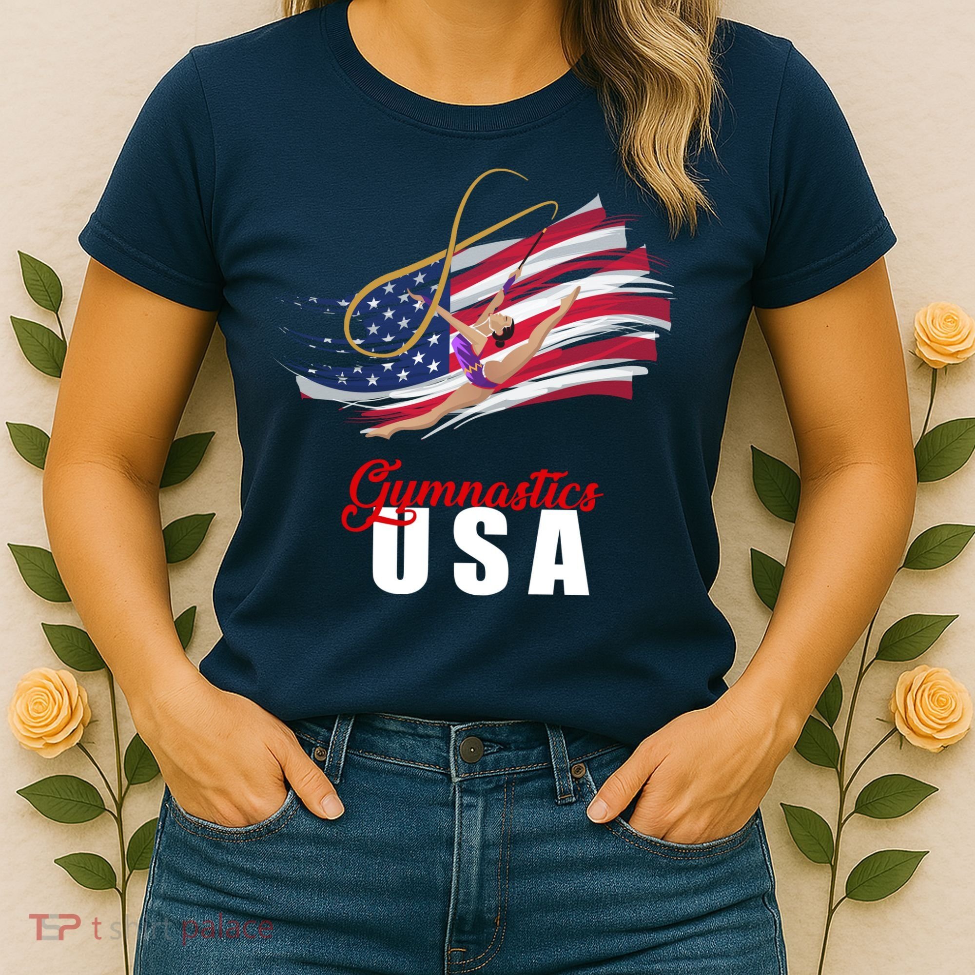 USA Olympics Gymnastics Team Women's T-Shirt