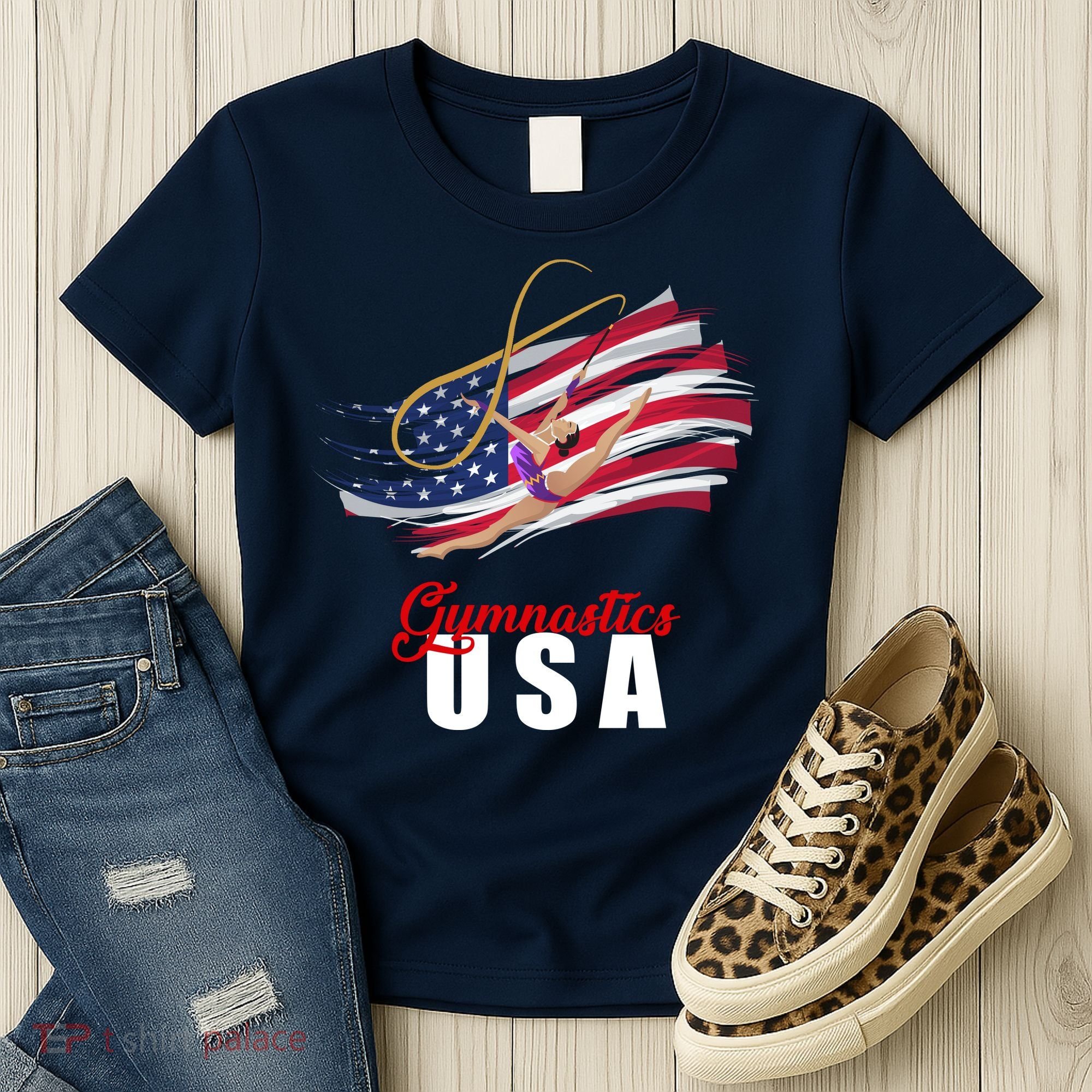 USA Olympics Gymnastics Team Women's T-Shirt