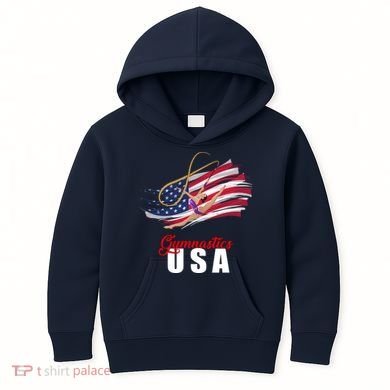 USA Olympics Gymnastics Team Kids Hoodie