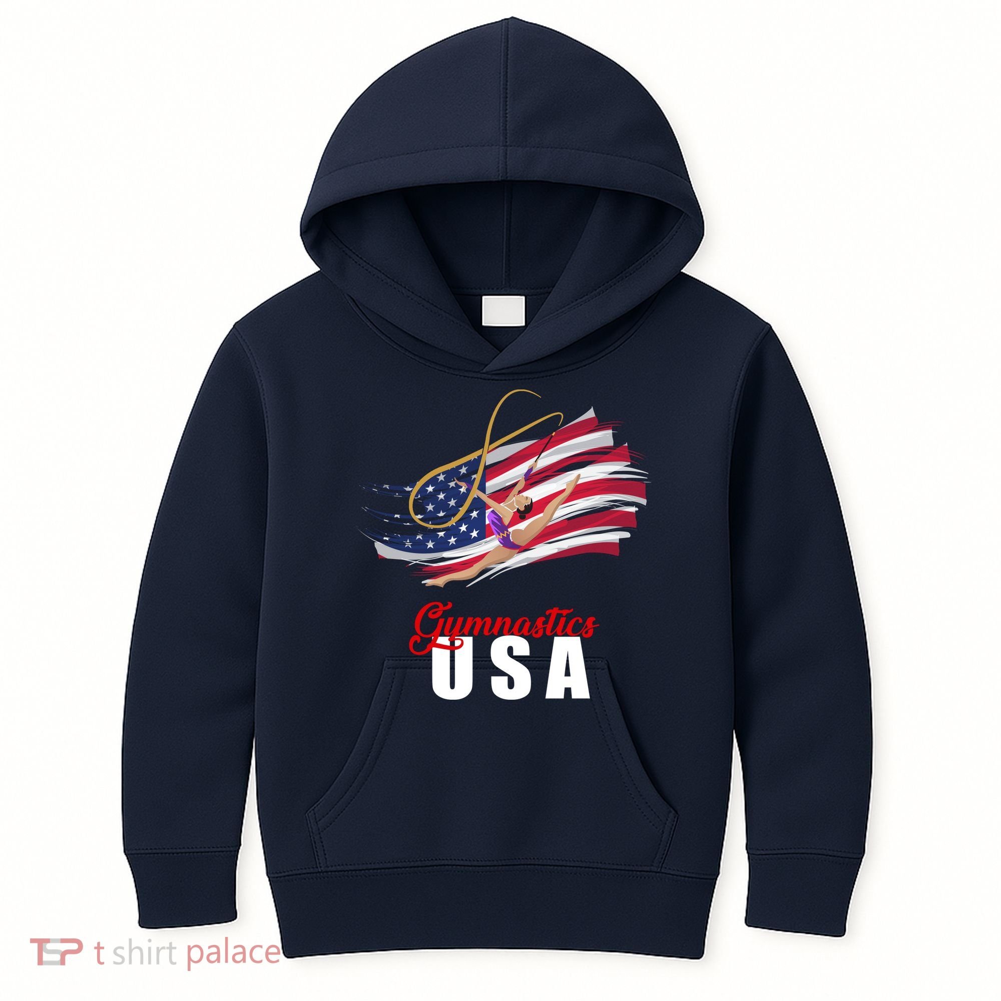 USA Olympics Gymnastics Team Kids Hoodie