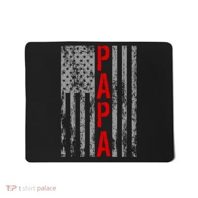 USA PAPA Retro Vintage Flag Mousepad