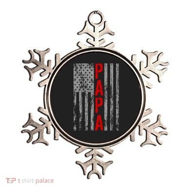 USA PAPA Retro Vintage Flag Ornament